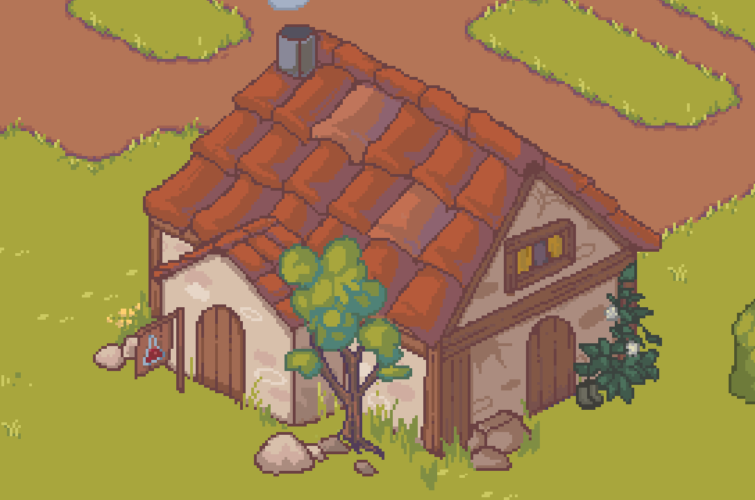 House with large shingles